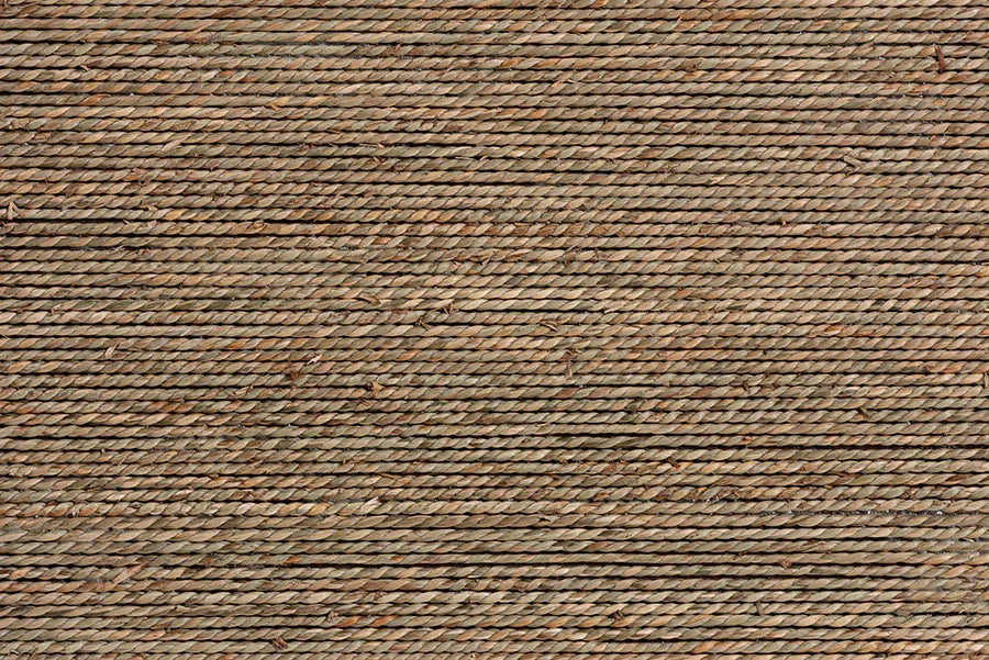 bali & pari Ganit Handwoven Seagrass Coffee Table - Square Center Table with Wrapped Frame and Lower Shelf, Coastal Boho Accent Furniture for Living Room or Lounge FredCo