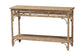 bali & pari Ganit Handwoven Seagrass Console Table - Entryway Table with Wrapped Frame and Lower Shelf, Accent Table for Hallway, Living Room, or Foyer Decor FredCo