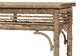 bali & pari Ganit Handwoven Seagrass Console Table - Entryway Table with Wrapped Frame and Lower Shelf, Accent Table for Hallway, Living Room, or Foyer Decor FredCo