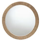 bali & pari Geralyn Japandi Natural Seagrass Round Wall Mirror FredCo
