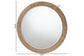 bali & pari Geralyn Japandi Natural Seagrass Round Wall Mirror FredCo