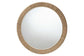 bali & pari Geralyn Japandi Natural Seagrass Round Wall Mirror FredCo