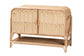bali & pari Gitano Bohemian Natural Rattan 2-Door Storage Cabinet FredCo