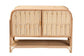 bali & pari Gitano Bohemian Natural Rattan 2-Door Storage Cabinet FredCo