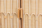 bali & pari Gitano Bohemian Natural Rattan 2-Door Storage Cabinet FredCo
