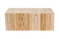 bali & pari Grayson Bohemian Natural Teak Wood Coffee Table with Unique Repurposed Wood Logs FredCo