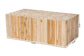 bali & pari Grayson Bohemian Natural Teak Wood Coffee Table with Unique Repurposed Wood Logs FredCo