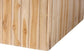 bali & pari Grayson Bohemian Natural Teak Wood Coffee Table with Unique Repurposed Wood Logs FredCo