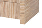 bali & pari Hannah Bohemian Woven Grasscloth 1-Drawer Nightstand FredCo