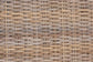 bali & pari Hayate Bohemian Grey Kubu Rattan and Mahogany Wood Ottoman Footstool FredCo