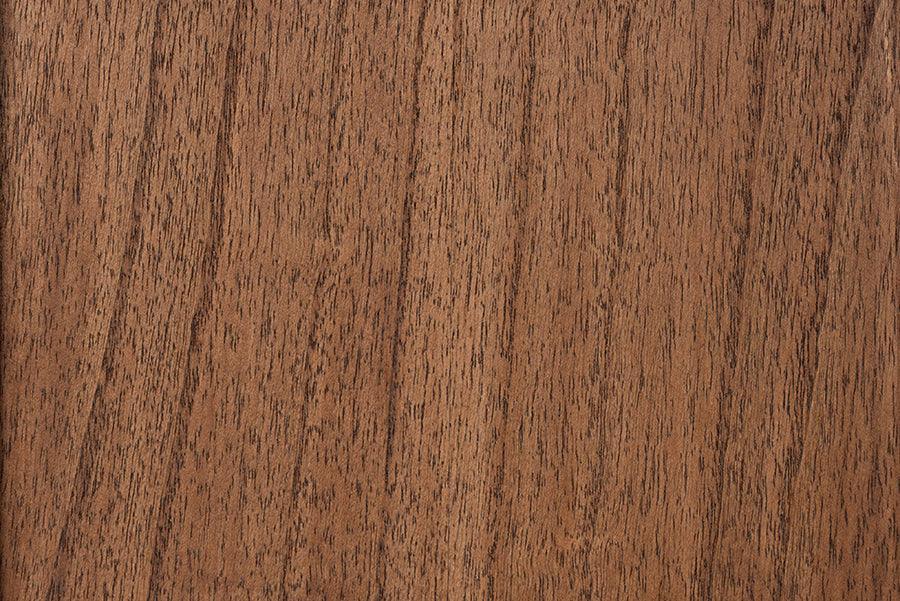 bali & pari Holitz Modern Bohemian Walnut Brown Finished Bayur Wood Nightstand FredCo