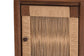 bali & pari Holitz Modern Bohemian Walnut Brown Finished Bayur Wood Nightstand FredCo