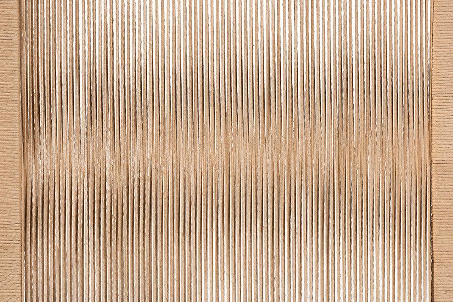 bali & pari Holitz Modern Bohemian Walnut Brown Finished Bayur Wood Queen Size Headboard FredCo