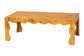 bali & pari Huxley Modern and Contemporary Natural Real Burl Wood Coffee Table FredCo