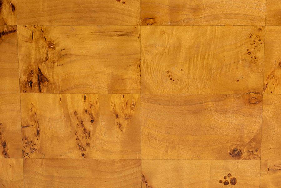 bali & pari Huxley Modern and Contemporary Natural Real Burl Wood Coffee Table FredCo