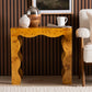 bali & pari Huxley Modern and Contemporary Natural Real Burl Wood End Table FredCo