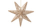 bali & pari Idriya Handwoven Jute Pendant Lampshade - Star-Shaped Natural Fiber Light Cover, Coastal Boho Lighting Decor FredCo
