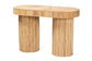 bali & pari Iryna Modern Bohemian Natural Rattan Console Table FredCo