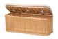 bali & pari Ishana Bohemian Natural Rattan Storage Bench FredCo