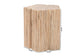 bali & pari Janeth Bohemian Woven Grasscloth End Table FredCo