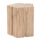 bali & pari Janeth Bohemian Woven Grasscloth End Table FredCo