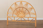 bali & pari Jasmine Modern Bohemian Natural Rattan King Size Standalone Headboard FredCo