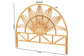 bali & pari Jasmine Modern Bohemian Natural Rattan King Size Standalone Headboard FredCo