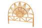 bali & pari Jasmine Modern Bohemian Natural Rattan King Size Standalone Headboard FredCo
