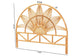 bali & pari Jasmine Modern Bohemian Natural Rattan King Size Standalone Headboard FredCo
