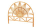 bali & pari Jasmine Modern Bohemian Natural Rattan Queen Size Standalone Headboard FredCo