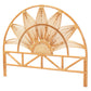 bali & pari Jasmine Modern Bohemian Natural Rattan Queen Size Standalone Headboard FredCo
