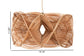 bali & pari Jeneth Natural Rattan Pendant Lampshade - Coastal Boho Ceiling Light Cover with Handcrafted Geometric Design FredCo