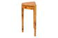 bali & pari Jihan Modern and Contemporary Natural Real Burl Wood Half-Moon Console Table FredCo
