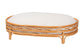 bali & pari Jovia Bohemian Honey Rattan Pet Bed FredCo