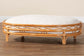 bali & pari Jovia Bohemian Honey Rattan Pet Bed FredCo