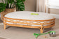 bali & pari Jovia Bohemian Honey Rattan Pet Bed FredCo