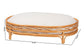 bali & pari Jovia Bohemian Honey Rattan Pet Bed FredCo