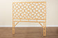 bali & pari Kalcya Bohemian Natural Rattan Queen Size Standalone Headboard FredCo