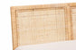 bali & pari Kalimantan Bohemian Light Honey Rattan 3-Piece Dining Nook Set FredCo