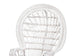 bali & pari Kallima Modern Bohemian White Natural Rattan Peacock Chair FredCo