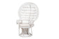 bali & pari Kallima Modern Bohemian White Natural Rattan Peacock Chair FredCo