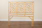 bali & pari Karavo Bohemian Natural Rattan Queen Size Standalone Headboard FredCo