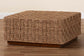 bali & pari Karina Bohemian Natural Seagrass Coffee Table FredCo