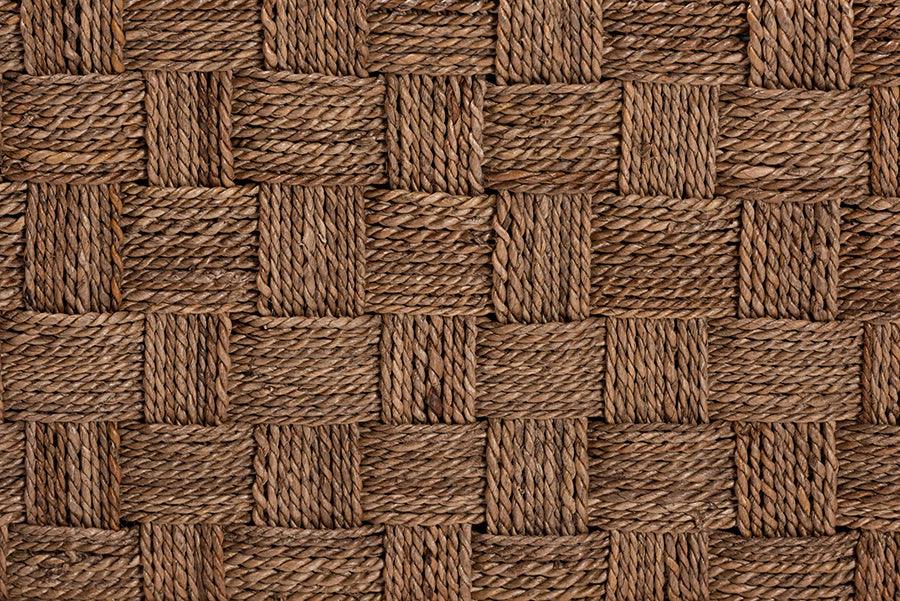 bali & pari Karina Bohemian Natural Seagrass Coffee Table FredCo