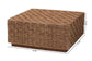 bali & pari Karina Bohemian Natural Seagrass Coffee Table FredCo