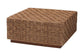 bali & pari Karina Bohemian Natural Seagrass Coffee Table FredCo
