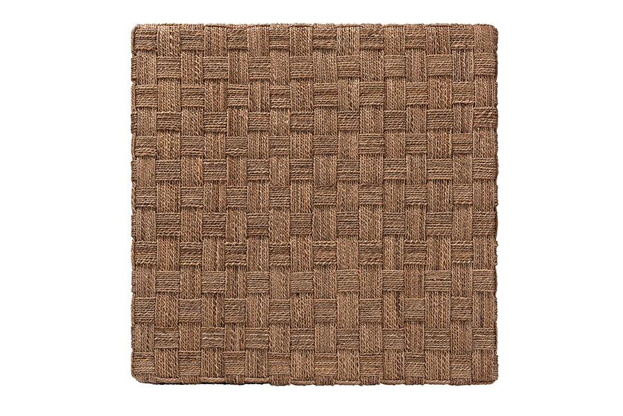 bali & pari Karina Bohemian Natural Seagrass Coffee Table FredCo