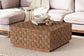bali & pari Karina Bohemian Natural Seagrass Coffee Table FredCo