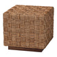 bali & pari Karina Bohemian Natural Seagrass End Table FredCo