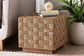 bali & pari Karina Bohemian Natural Seagrass End Table FredCo